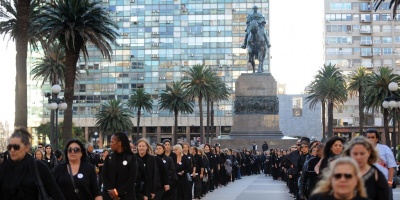 Realizaron una marcha y concentraci�n tras asesinato de mujer de 48 a�os 