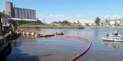 Removieron derrame de combustible en Nueva Palmira 