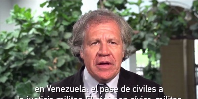 Almagro critica tribunales militares en Venezuela