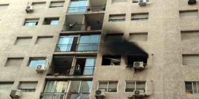 Falleci� una mujer al incendiarse apartamento 
