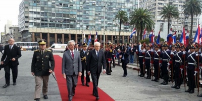 V�zquez recibi� al presidente de Italia, Sergio Mattarella 