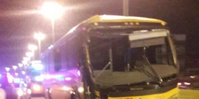 Cinco lesionados en siniestro entre �mnibus de Cita y Turismar en los accesos 