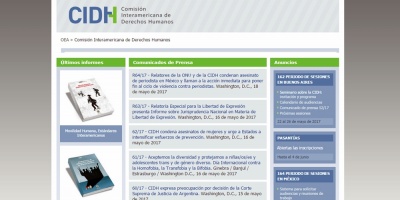 CIDH sesiona en Buenos Aires, a 38 a�os de hist�rica visita durante dictadura