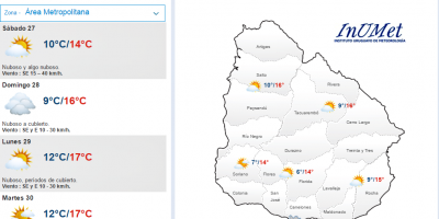 Vuelven las lluvias este domingo