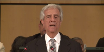 V�zquez critic� a Trump en la OIT