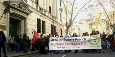 Se cumpli� un paro de 24 horas en la educaci�n p�blica