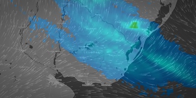 Rige advertencia naranja por vientos fuertes para Maldonado