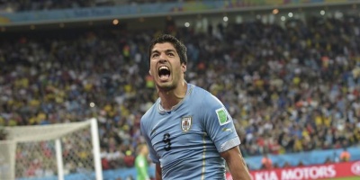 Su�rez: "Arriba Uruguay y �xitos muchachos"