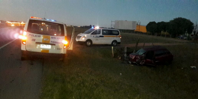 Una mujer grave al despistar el auto que conduc�a