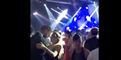 Shakira y Piqu� bailando al ritmo de M�rama en boda de Messi