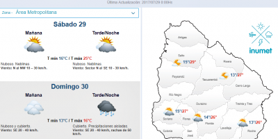 Baja la temperatura y llueve