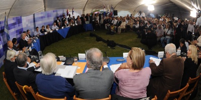 El gabinete ministerial llega a R�o Negro