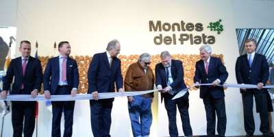 Mujica calific� de �maravilla� la obra de Montes del Plata