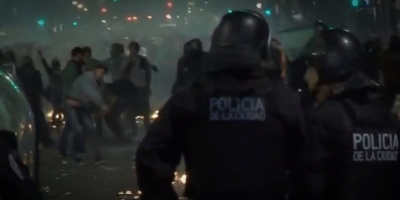 Vandalismo en Montevideo y Buenos Aires