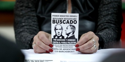 Convocan una marcha en repudio a la visita de Netanyahu a Argentina