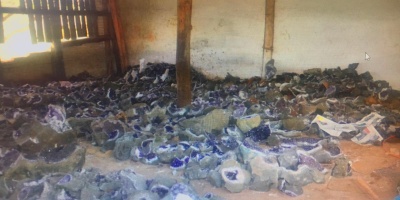 Hurtaron 200 kilos de piedras semi-preciosas en Artigas
