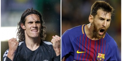 Cavani y Messi  lderes a golpe de 'doblete'