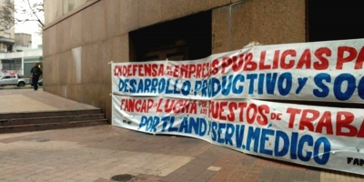 Trabajadores amenazan con demorar apertura de la refiner�a de ANCAP