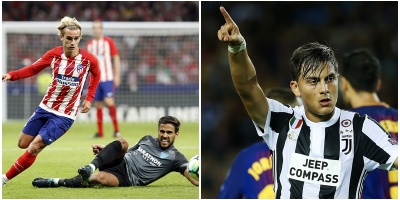 Griezmann y Dybala, destacados en Europa