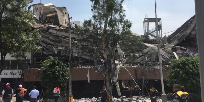 Decenas de edificios derrumbados por sismo de 7,1 en Mxico 