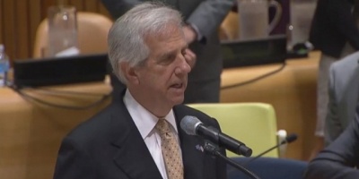 Vzquez rechaza discurso "belicista" de Trump