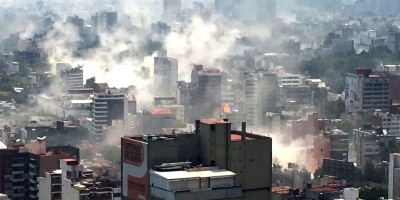 Reportan decenas de muertos y daos  en Mxico capital, Puebla y Morelos por terremoto