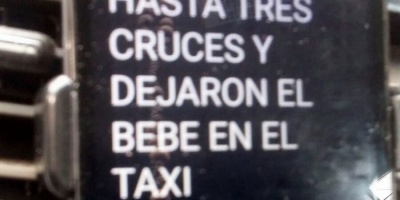Dejaron bebe de tres meses olvidado en un taxi