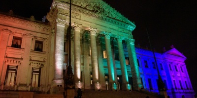 Intervencin del Palacio Legislativo por inclusin y diversidad
