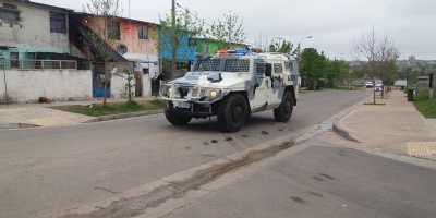Guardia Republicana desplegada en Casavalle