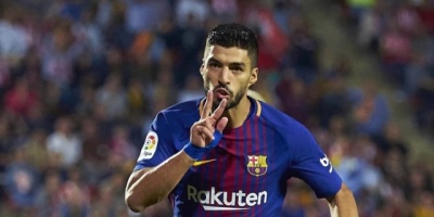 Atl�tico y Barcelona empatan a uno con goles de Sa�l y Luis Su�rez