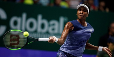 Venus vence Garbi�e en su camino hacia las semifinales