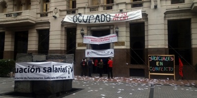Judiciales adelantan el paro que ahora se cumple este martes