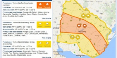 Desde hoy cambia el sistema de alertas meteorol�gicas