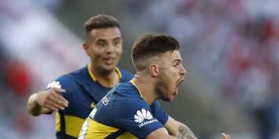 N�ndez le di� la victoria a Boca en el supercl�sico