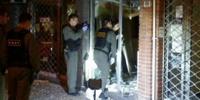 Intentaron explotar otro cajero en la zona de Col�n  