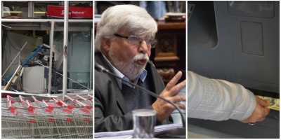 Bonomi plantea "manchar con tinta" los billetes en cajeros para evitar robos