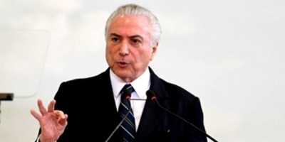 Temer asegura que Brasil tiene "tendencia a ir hacia el autoritarismo"