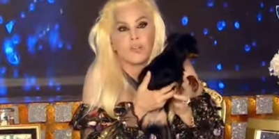 Susana sufri� un incidente en vivo con un perro