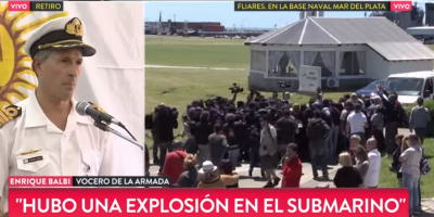Submarino desaparecido: Confirman una explosi�n del ARA San Juan