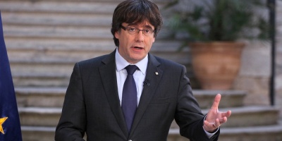 Puigdemont quiere que elecciones sean un plebiscito contra Gobierno espa�ol