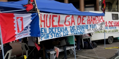 Tres trabajadores de MontevideoGas, mantienen la huelga de hambre