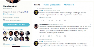 Embajadora de Israel debe explicar tuit sobre Jerusal�n