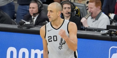 Gin�bili a sus 40 a�os mantiene condici�n de "killer" y da triunfo a Spurs