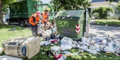 Adeom advierte por la acumulaci�n de basura en Montevideo