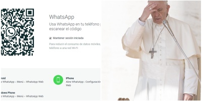 El papa Francisco no utiliza WhatsApp, aclara el portavoz vaticano
