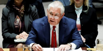 Tillerson descarta negociar con Corea del Norte mientras no cese sus amenazas