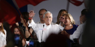 Sebasti�n Pi�era, ganador de las elecciones presidenciales chilenas