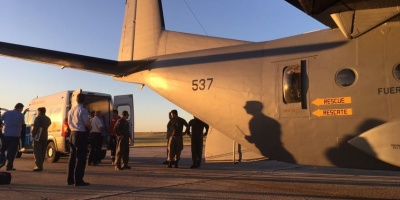 Fuerza A�rea realiz� traslado de un paciente desde Rivera