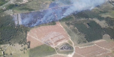 Incendio de proporciones en Los Arrayanes