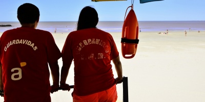 Trabajan en la prevenci�n de ahogamientos ante temporada